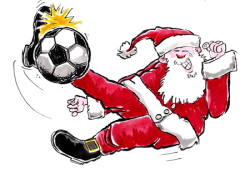 Calcio Babbo Natale