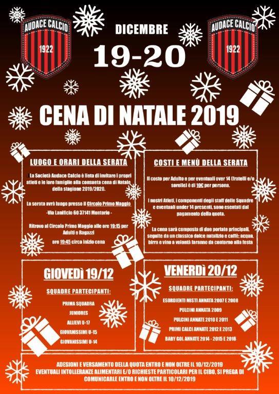 CENA DI NATALE 2019