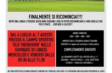 SUMMER CAMP LUGLIO 2020