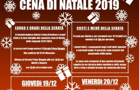 CENA DI NATALE 2019